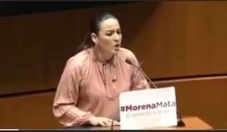 Senadora de PT-MORENA, Martha Cecilia Márquez Alvarado, acusa al Presidente Lópe