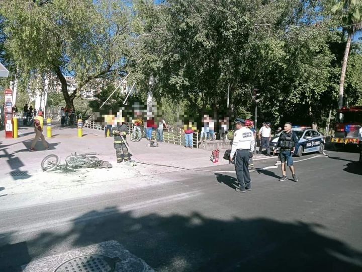 #APOYOAVIAL ll La SSPyTM apoyo a un ciudadano en Paseo Niños Héroes y la calle J #APOYOAVIAL ll La SSPyTM apoyo a un ciudadano en Paseo Niños Héroes y la calle J