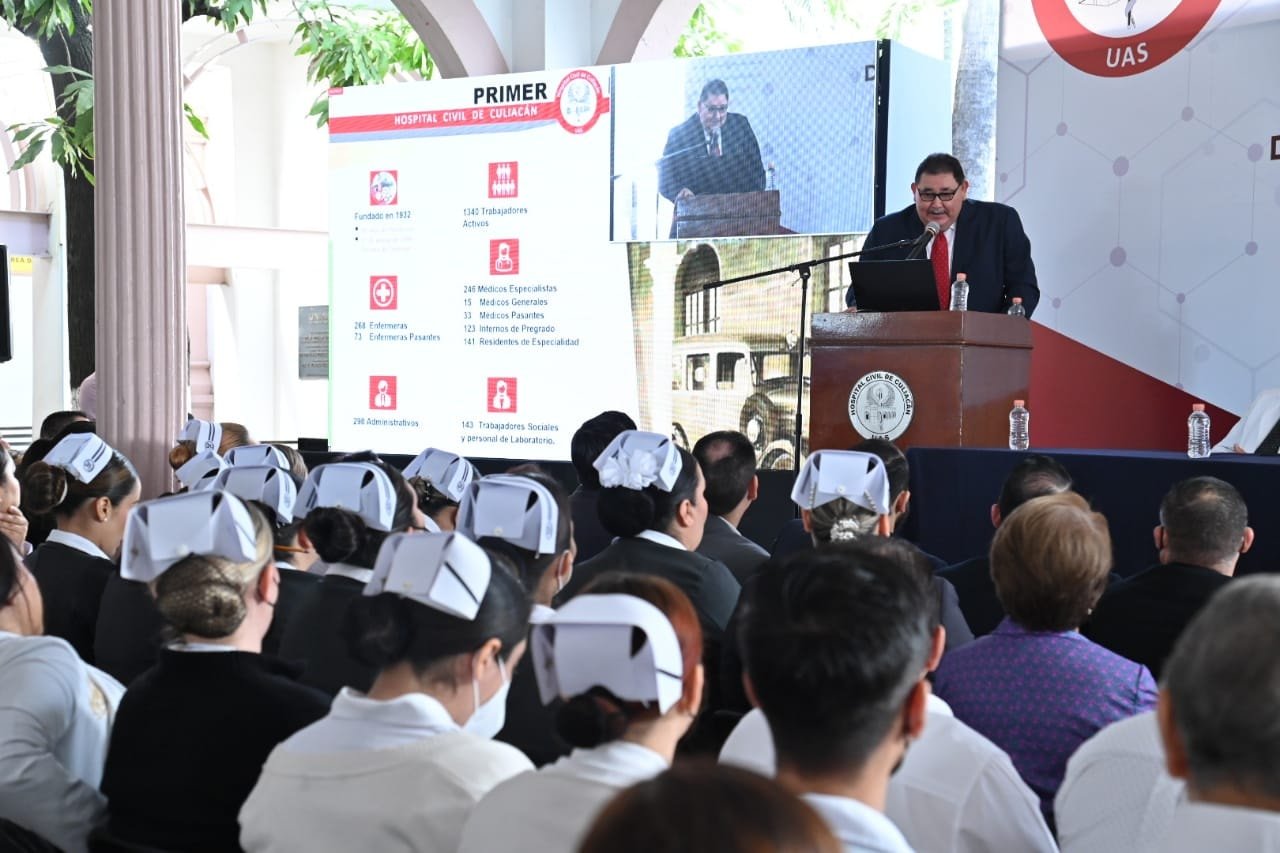 Director del HCC destaca durante su informe el trabajo conjunto con la UAS Director del HCC destaca durante su informe el trabajo conjunto con la UAS