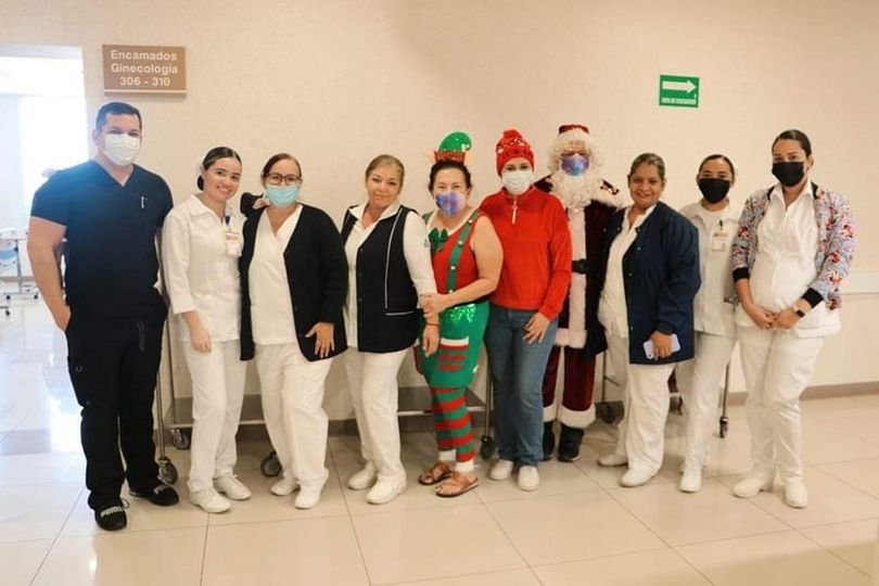 Dulces y un momento de felicidad llevó la presidenta del Sistema DIF Mazatlán, M