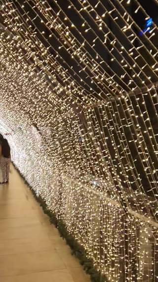 EL TÚNEL NAVIDEÑO ES LA ATRACCIÓN DE LA NUEVA PLAZA COMERCIAL EN CULIACÁN.