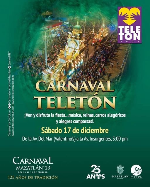 Este sábado, #carnavalteletón