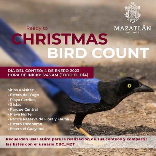 *Súmate al Conteo Navideño de Aves* *Súmate al Conteo Navideño de Aves*