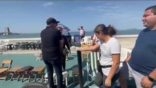 *Recorre Alcalde Edgar González la Avenida del Mar previo al primer desfile de C