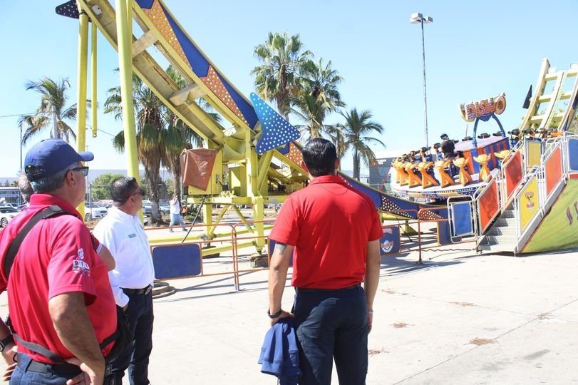 Inspecciona Protección Civil instalaciones de la Feria del Carnaval