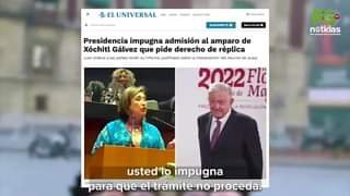 LA SENADORA XOCHITL GÁLVEZ RUIZ LE SIGUE EXIGIENDO AL PRESIDENTE LÓPEZ OBRADOR D
