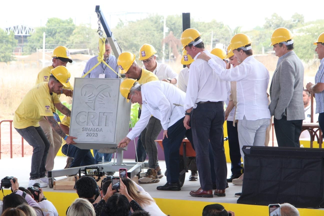 Colocan primera piedra del CRIT Teletón en Mazatlán Colocan primera piedra del CRIT Teletón en Mazatlán