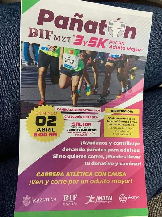 Imdem se suma al primer Pañatón DIF MZT 3 y 5K Imdem se suma al primer Pañatón DIF MZT 3 y 5K