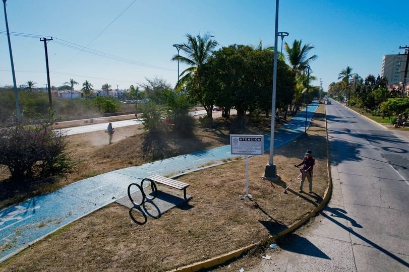 *Servicios públicos realiza trabajos de mejora y embellecimiento previo a Semana