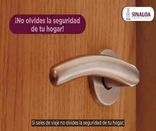 SI SALES DE VIAJE NO OLVIDES LA SEGURIDAD DE TU HOGAR.