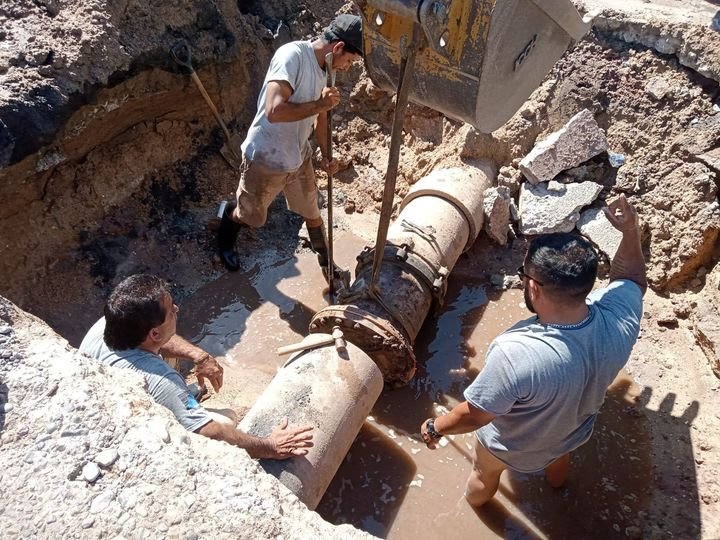 CONCLUYE JUMAPAM REPARACIÓN EN MARINA Y REACTIVA EL SUMINISTRO EN CERRITOS CONCLUYE JUMAPAM REPARACIÓN EN MARINA Y REACTIVA EL SUMINISTRO EN CERRITOS