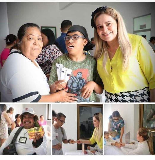 Cientos de mazatlecas y mazatlecos acudieron hoy  a la entrega de mil 400 boleto