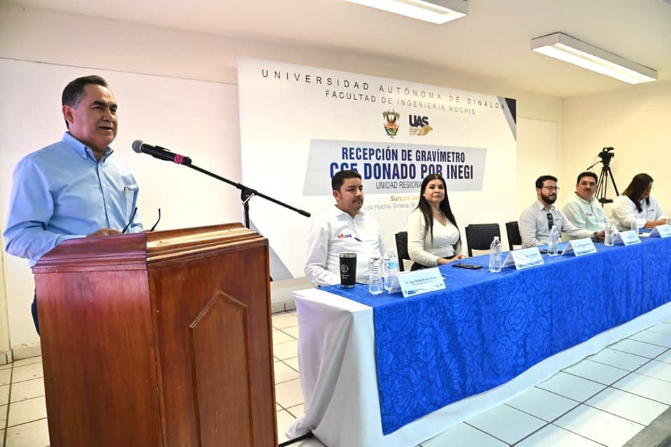 Destaca el Dr. Madueña Molina que Gravímetro donado por el INEGI impactará en la