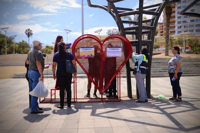 Instalan contenedor para recolectar tapitas Pet*