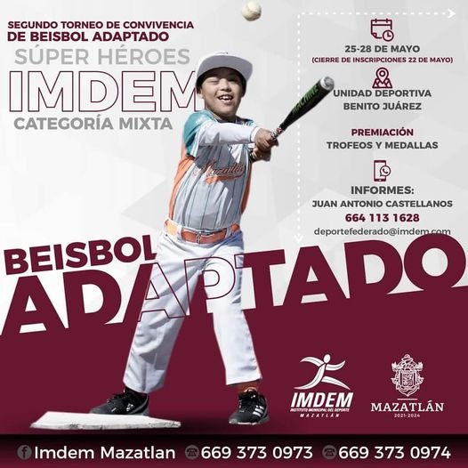 Invita Imdem a una nueva aventura beisbolera