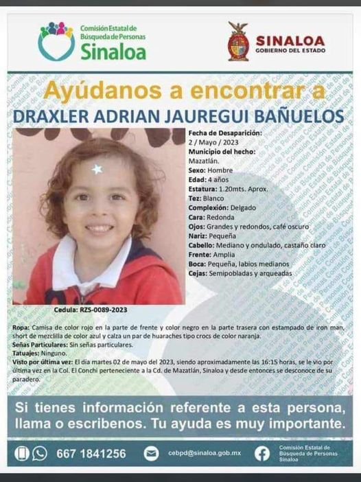 #Mazatlán Desaparece pequeño