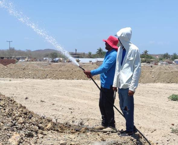 *Supervisa JUMAPAM línea que abastecerá de agua a Bahía Marina*