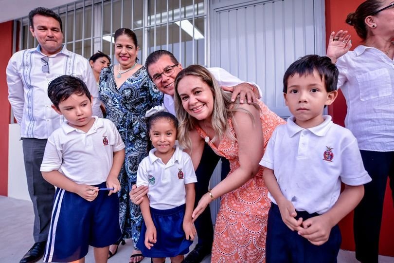 *¡De estreno! Jardín de niños “Gandhi” tiene nuevo salón de clases.*