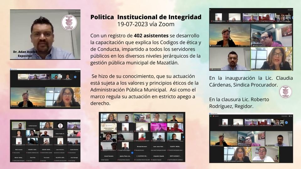 *Imparte Órgano Interno de Control curso a servidores públicos municipales.* *Imparte Órgano Interno de Control curso a servidores públicos municipales.*
