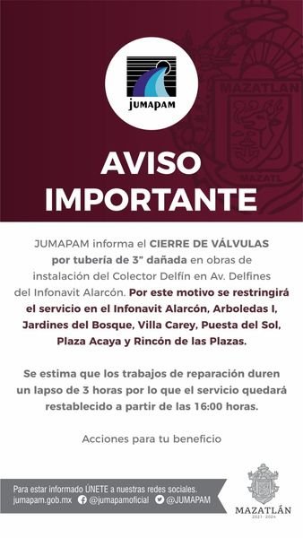 AVISO IMPORTANTE