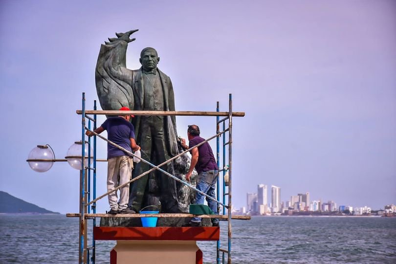 *Avanza la rehabilitación de monumentos en la zona de Olas Altas.*