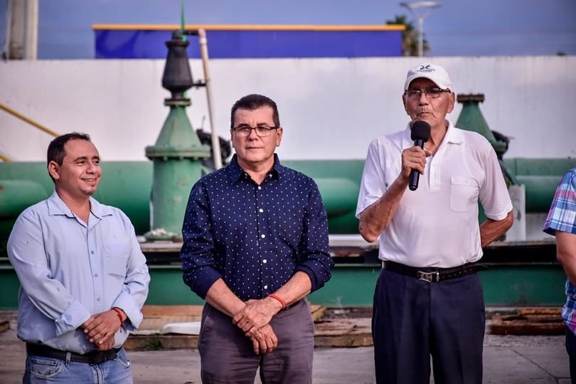 *Con paso firme avanza modernización de cárcamos, inicia Edgar González obra del *Con paso firme avanza modernización de cárcamos, inicia Edgar González obra del