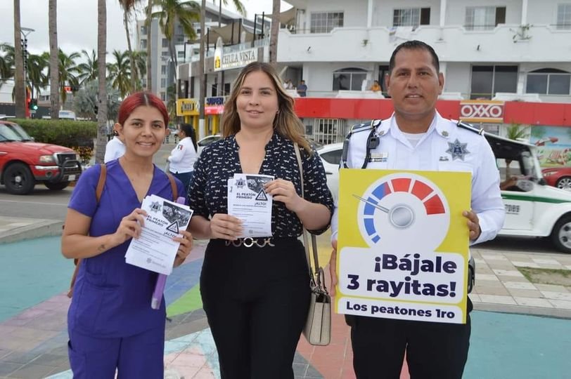 *Coordinación de Educación Vial conmemora Día del Peatón con actividades que ayu *Coordinación de Educación Vial conmemora Día del Peatón con actividades que ayu