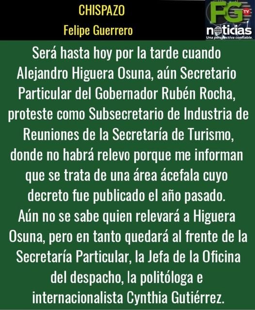 HOY POR LA TARDE TOMARÍA POSESIÓN ALEJANDRO HIGUERA COMO NUEVO SUBSECRETARIO DE HOY POR LA TARDE TOMARÍA POSESIÓN ALEJANDRO HIGUERA COMO NUEVO SUBSECRETARIO DE