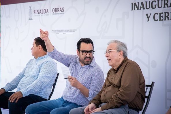 *Rubén Rocha y Juan de Dios Gámez inauguran puente y pavimentación de calles en *Rubén Rocha y Juan de Dios Gámez inauguran puente y pavimentación de calles en