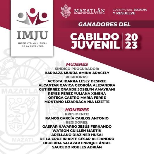 *¡Suceso histórico! Se aprueba la conformación del primer Cabildo Juvenil de Maz