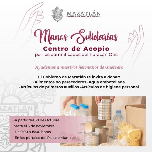 *Abrirá Gobierno de Mazatlán centro de acopio este lunes.* *Abrirá Gobierno de Mazatlán centro de acopio este lunes.*