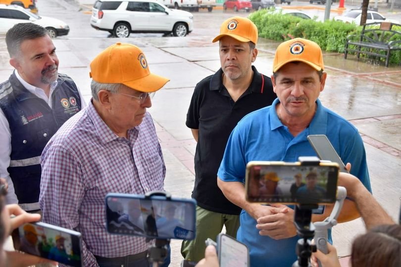 Acude Rocha a Guamúchil y Angostura para atender la emergencia por las lluvias d
