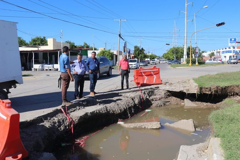 *Iniciará este viernes la reparación del socavón en Prados del Sol*