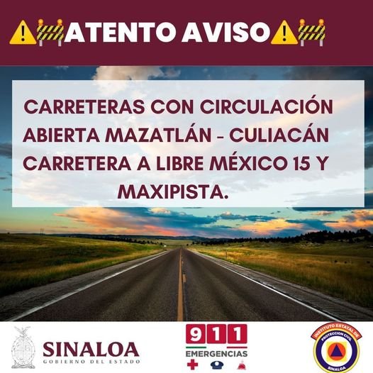 *Todas las carreteras permanecen abiertas al tráfico pese a las lluvias de “Norm *Todas las carreteras permanecen abiertas al tráfico pese a las lluvias de “Norm