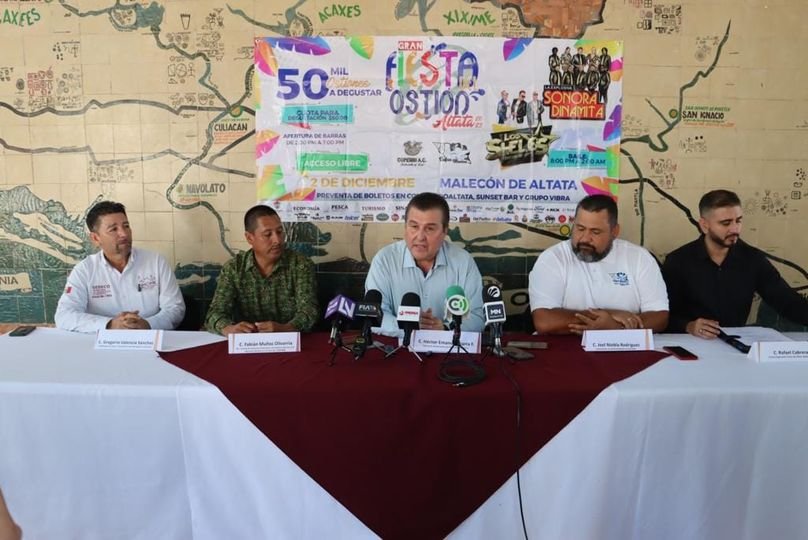 Invitan ostricultores sinaloenses a “La Gran Fiesta del Ostión Altata 2023”.