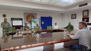 Reunión en 3ra región militar con los del inha
