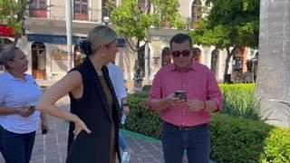 Supervisan Centro Histórico Edgar González y la Secretaria de Turismo de Sinaloa