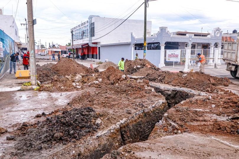 *”Continuaremos trabajando fuerte para resolver el problema del drenaje en Mazat