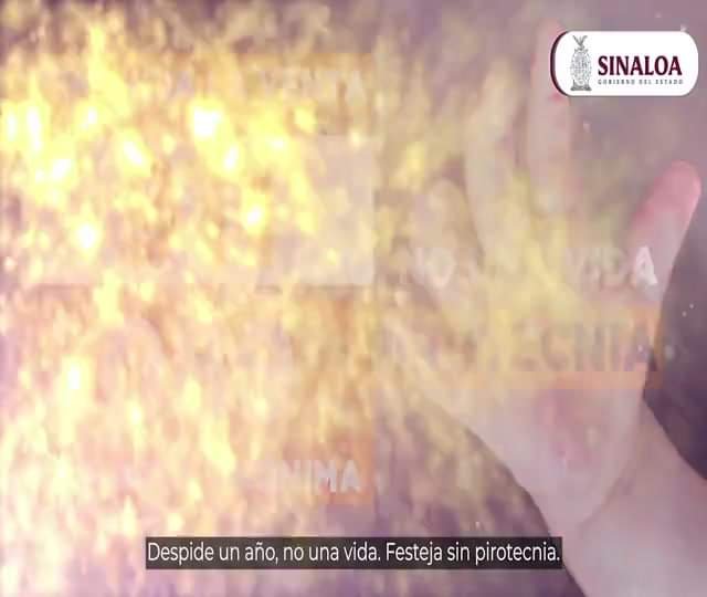 FESTEJA SIN PIROTECNIA: GOBIERNO DE SINALOA.