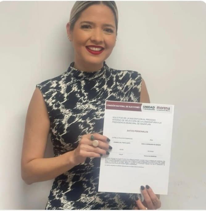 La Secretaria de Turismo en Sinaloa, Estrella Palacios Dominguez, se registró ho
