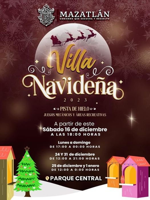 *¡Que empiece la diversión! Conoce los horarios de la nueva Villa Navideña del G
