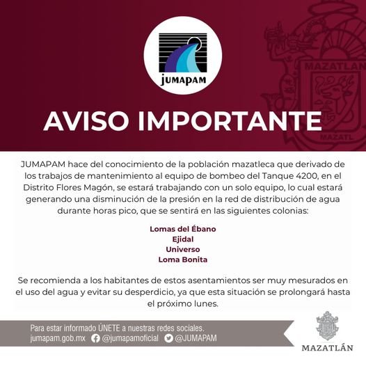 AVISO IMPORTANTE