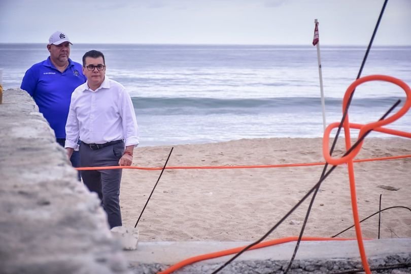 Antes de Semana Santa deben de quedar concluidos los tres accesos de playa ubica Antes de Semana Santa deben de quedar concluidos los tres accesos de playa ubica