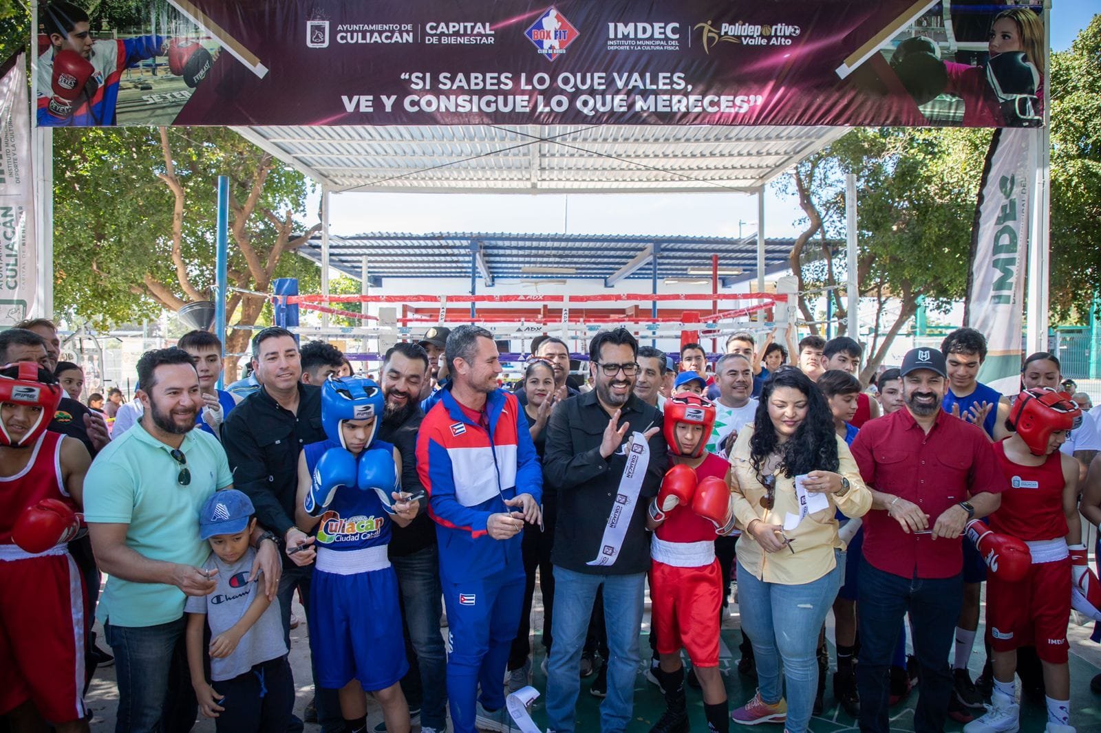 *Ayuntamiento inaugura Gimnasio de Box en el Polideportivo Valle Alto*
