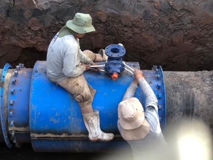 *JUMAPAM concluye mantenimiento a Lock-Joint y restablece la presión en el sumin