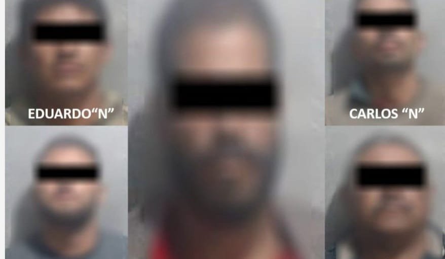 Municipales detienen a cinco hombres cuando desmantelaban un vagón del tren, en