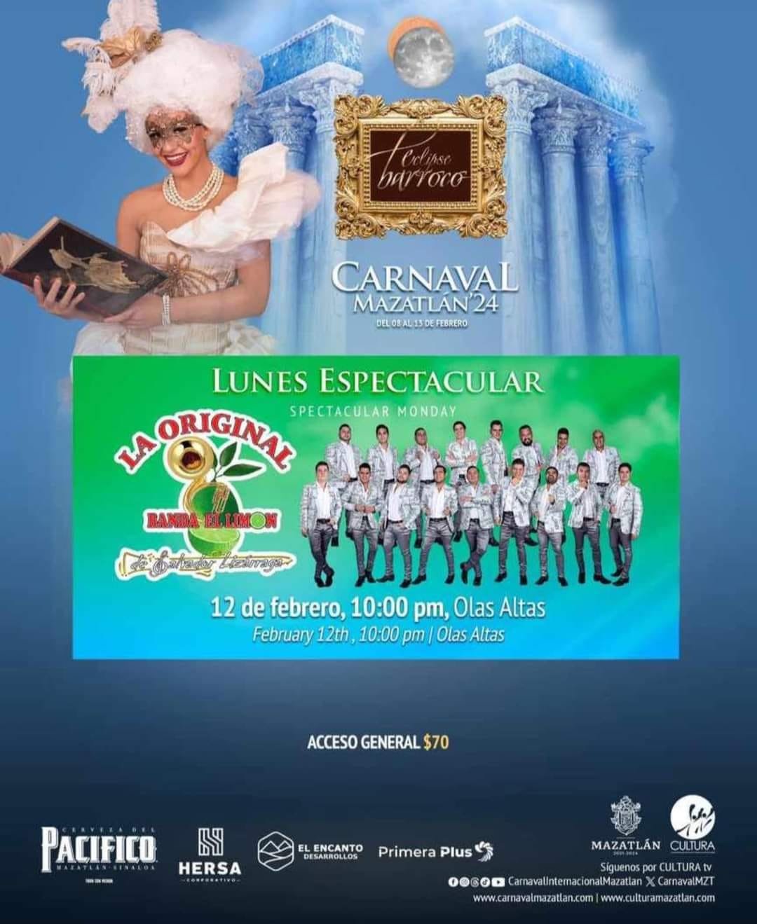 Te presentamos al elenco de El Carnaval de Mazatlán 2024