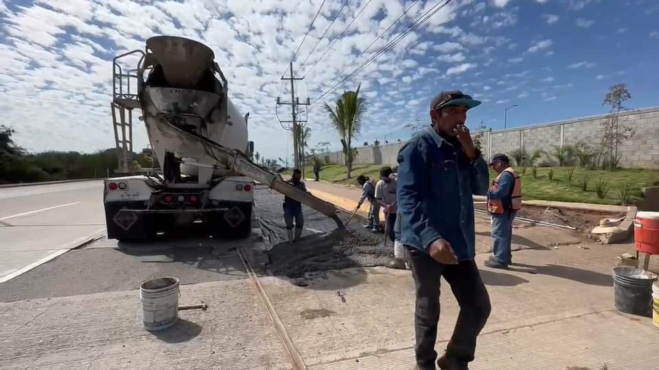 Colado en av. peche rice.