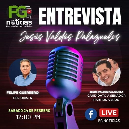 ESTE SÁBADO, A LAS 12 MEDIODÍA, A TRAVÉS DE FG NOTICIAS,  ENTREVISTA A JESÚS VAL