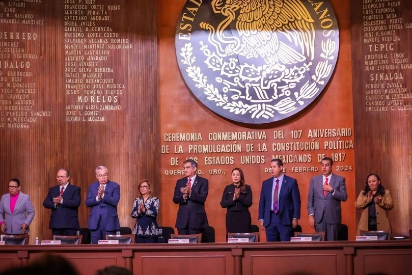 El gobernador Rubén Rocha Moya asistió como invitado al acto de conmemoración po
